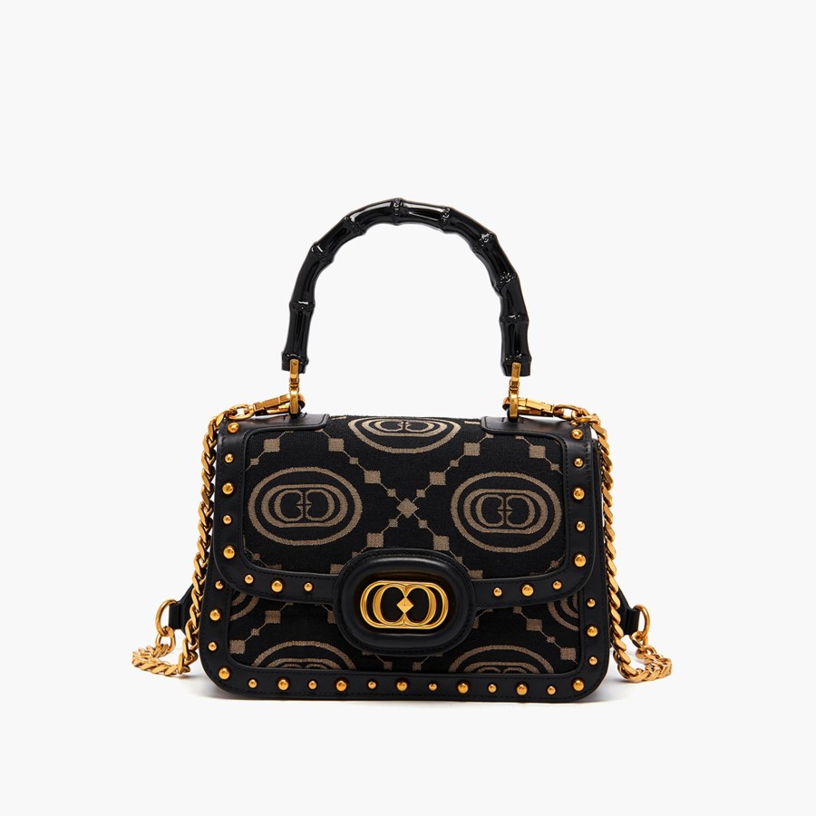 Borsa A Mano La Carrie | Borsa A Mano Monogram Nero