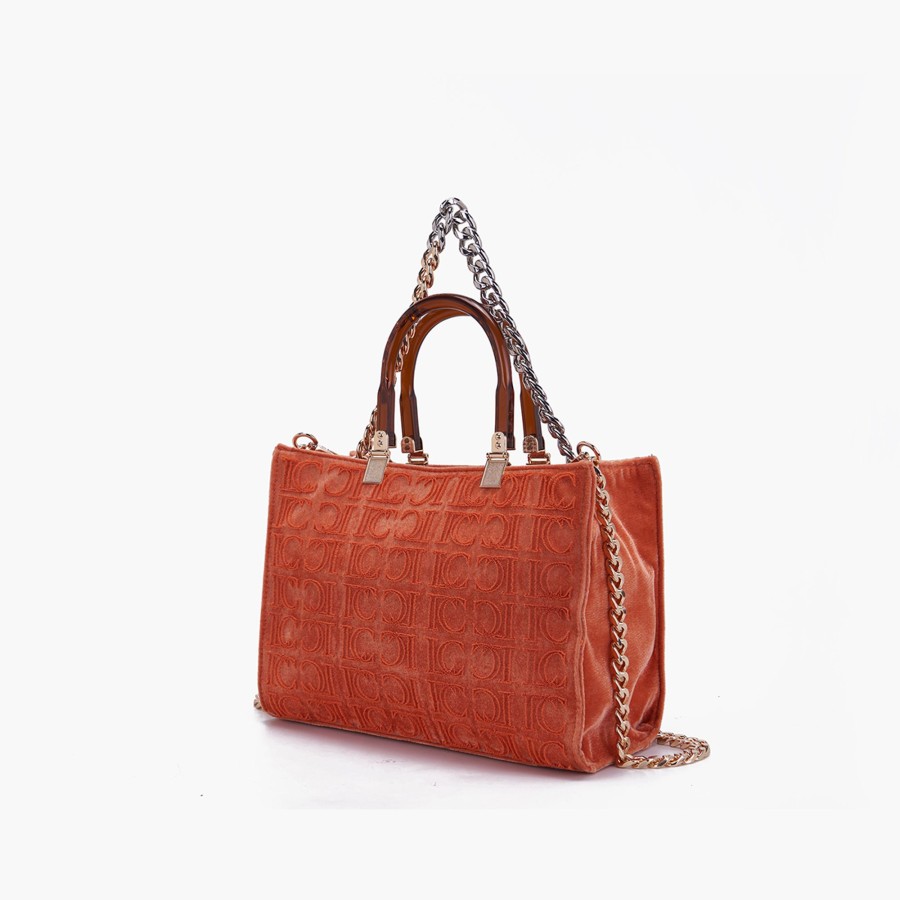 Borsa Shopping La Carrie | Borsa Shopping Cell Arancio