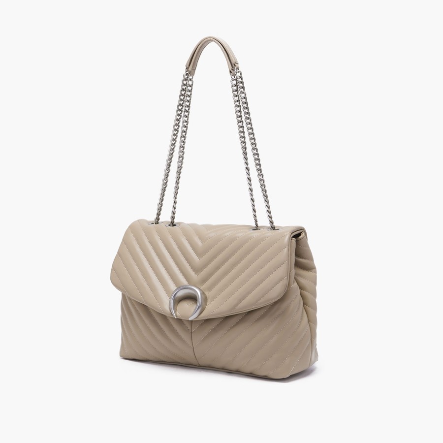 Borsa A Spalla La Carrie | Borsa A Spalla Moonlight Taupe