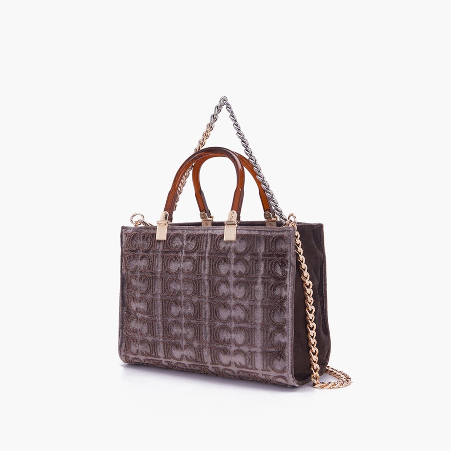 Borsa Shopping La Carrie | Borsa Shopping Cell Taupe