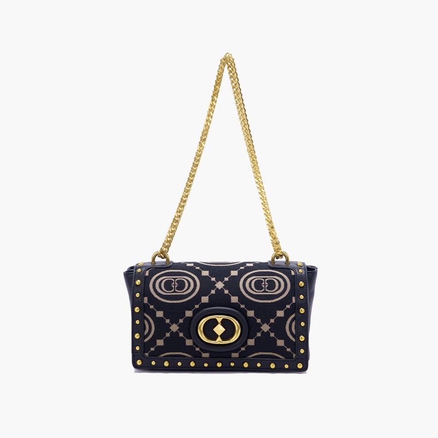 Borsa A Spalla La Carrie | Borsa A Spalla Monogram Nero