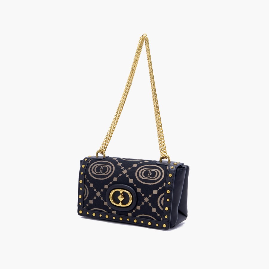 Borsa A Spalla La Carrie | Borsa A Spalla Monogram Nero